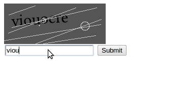 Captcha avec PEAR